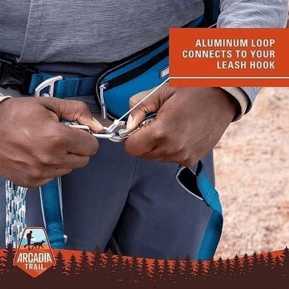 Arcadia Trail Reflective Paracord Dog Leash Coupler‎ Pink Silver Walking Hiking - Picture 3 of 5